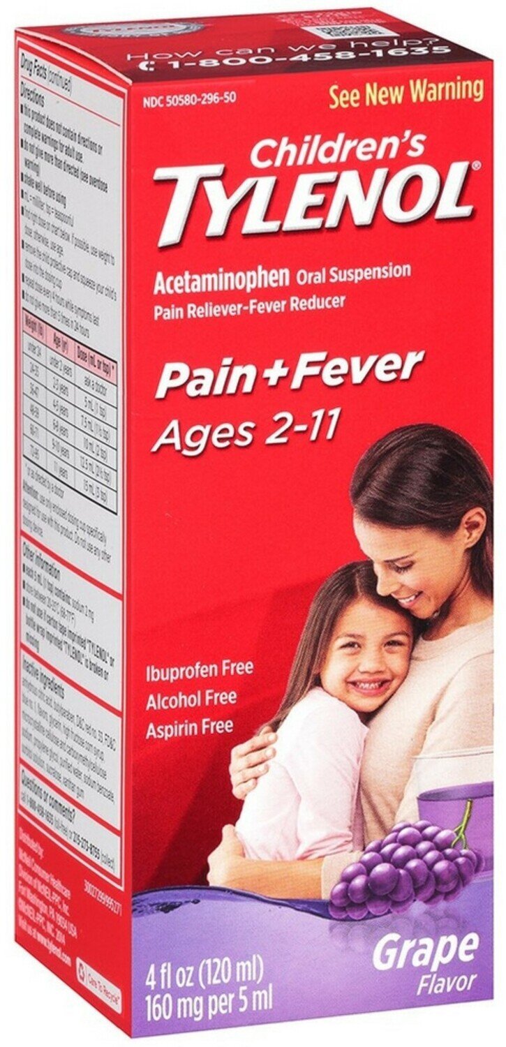 Tylenol Children’s Oral Suspension Grape Flavor
