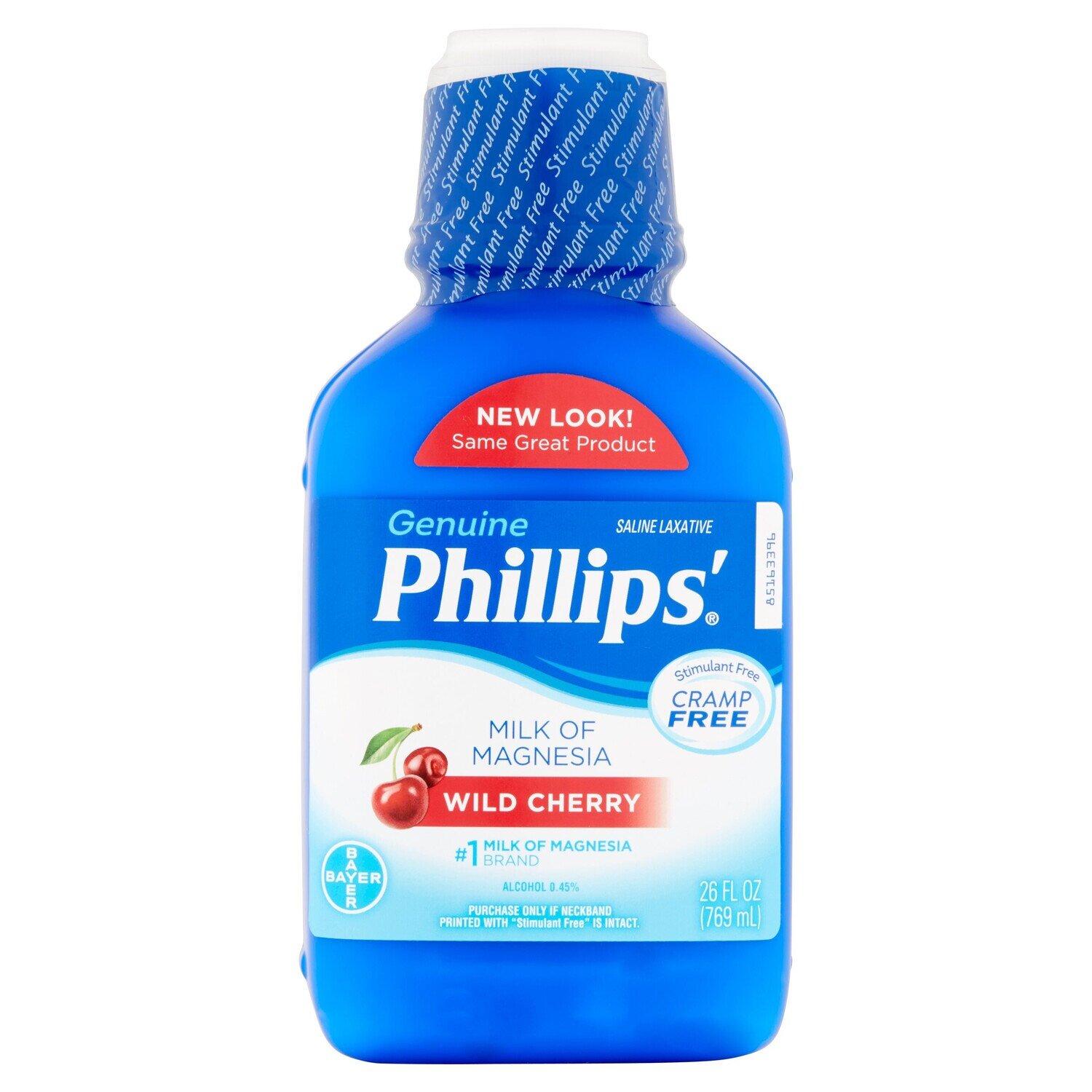 Phillips’ Saline Laxative Milk of Magnesia Wild Cherry 26 fl oz