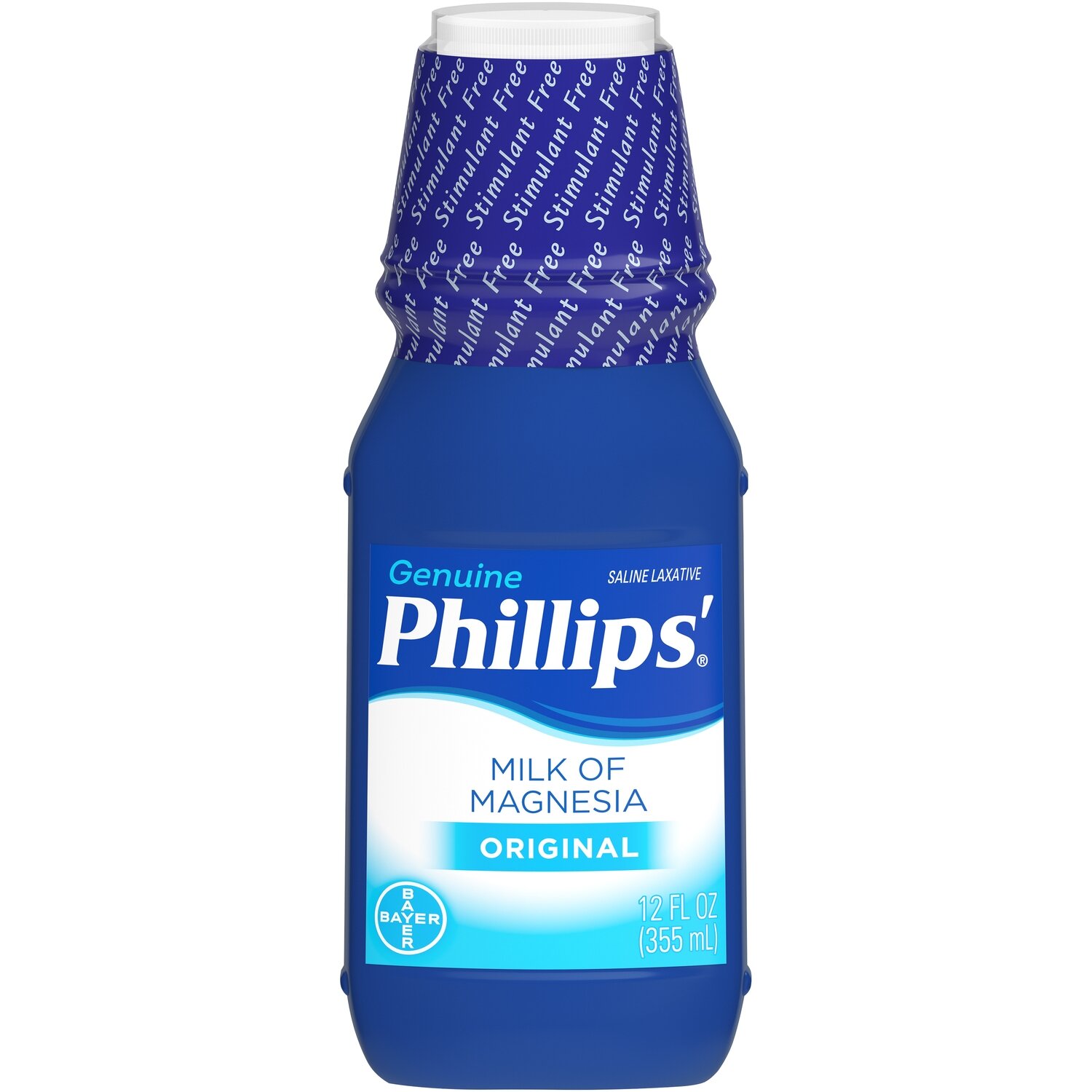 Phillips’ Saline Laxative Milk of Magnesia Original Sugar Free 12 fl oz