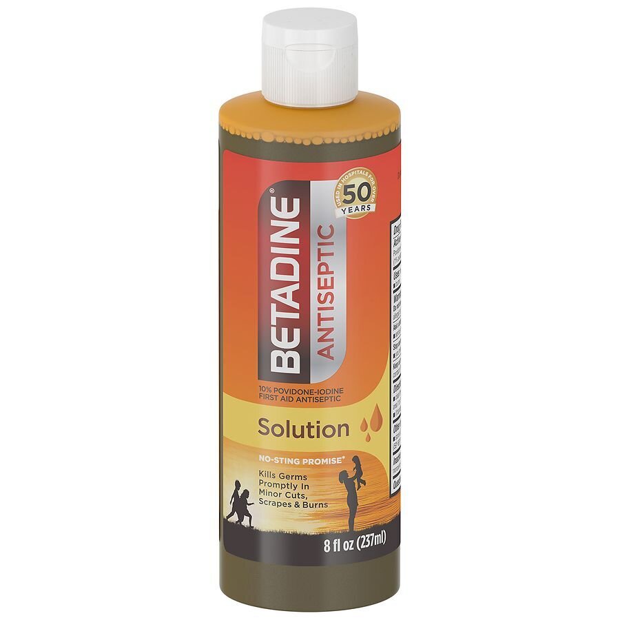 Betadine Antiseptic 10% Povidone-Iodine Solution 8 fl oz