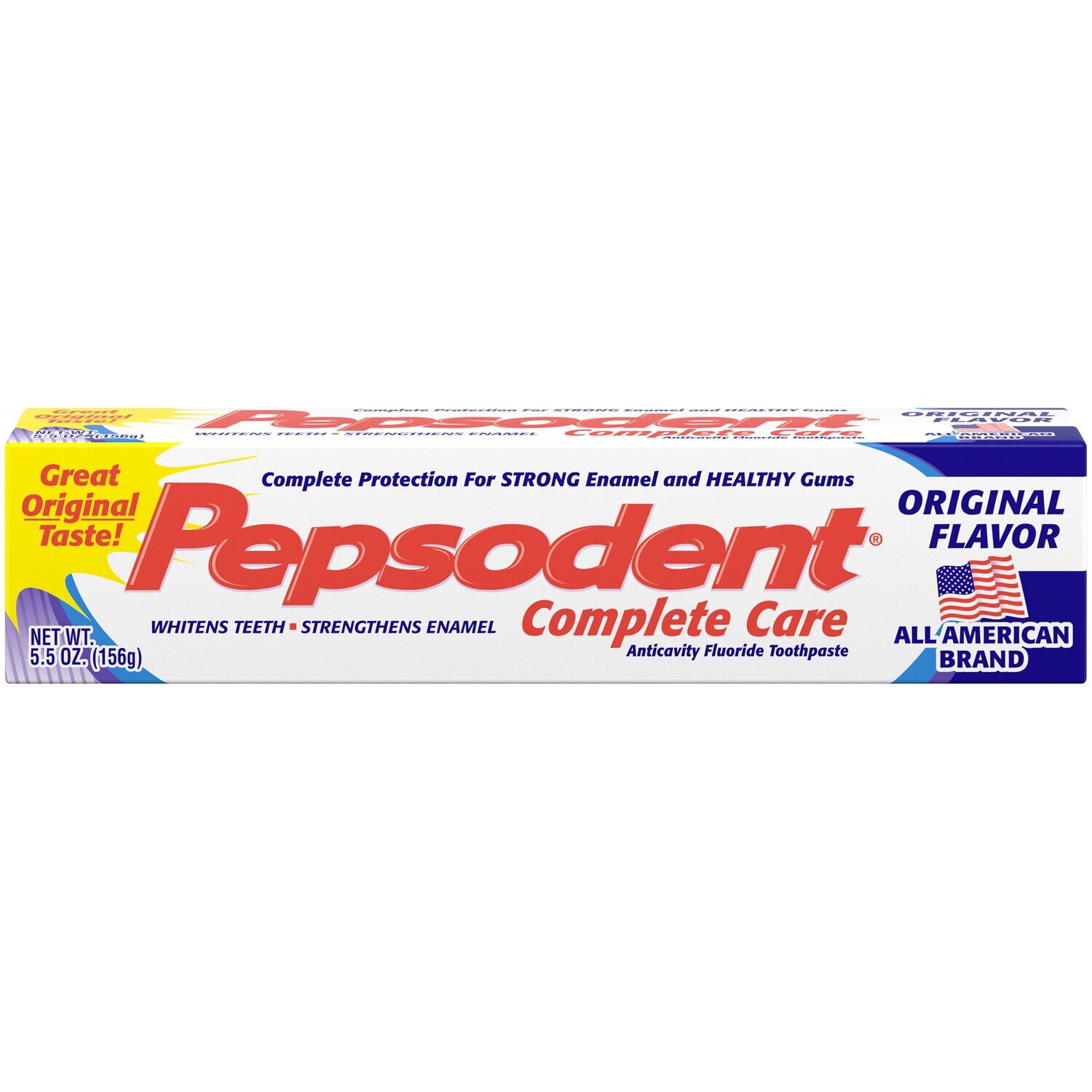 Pepsodent Complete Care Anticavity Fluoride Toothpaste 5.5oz