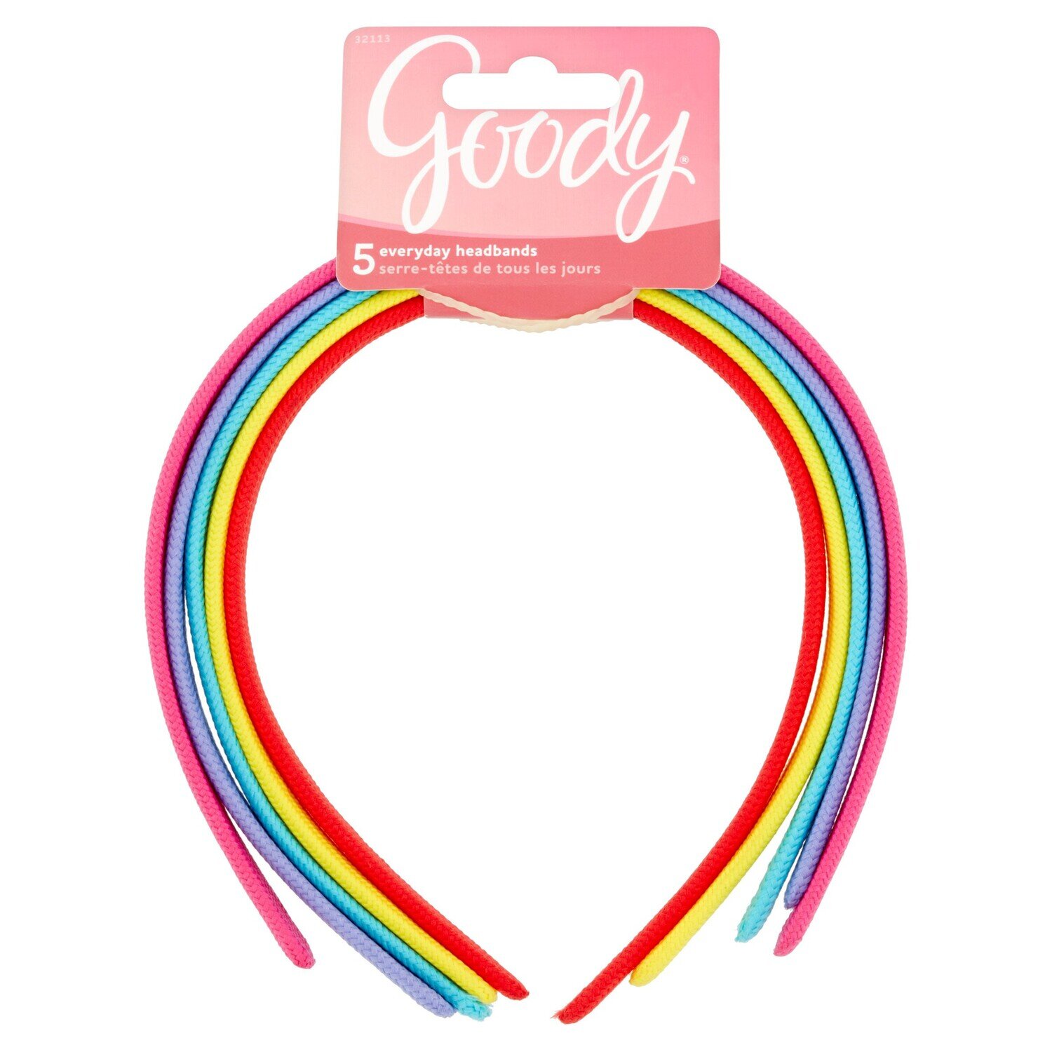 Goody Lids Ouchless Damage Free Multicolored Headbands 5ct