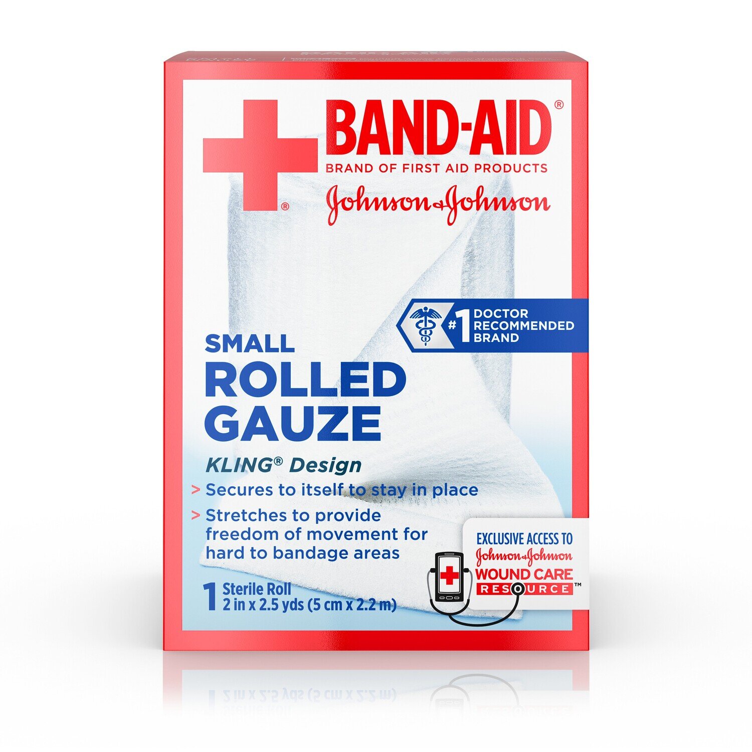 Band-Aid Flexible Rolled Gauze Roll 2in x 90in 1 ct