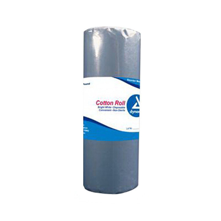 Cotton Roll Bright White Disposable 1 lb