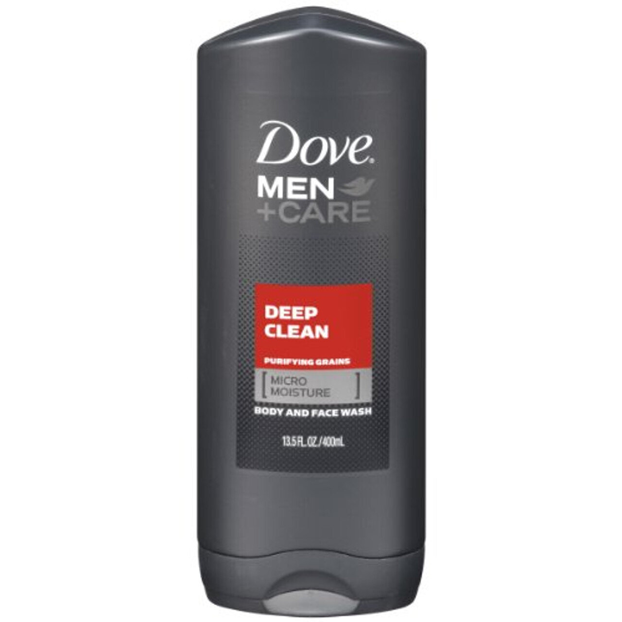 Dove Men + Care Exfoliating Deep Clean 24HR Nourishing Micro-moisture Body And Face Wash 13.5oz