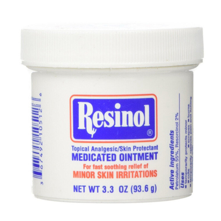 Resinol Topical Analgesic/Skin Protectant Medicated Ointment for Minor Skin Irritations