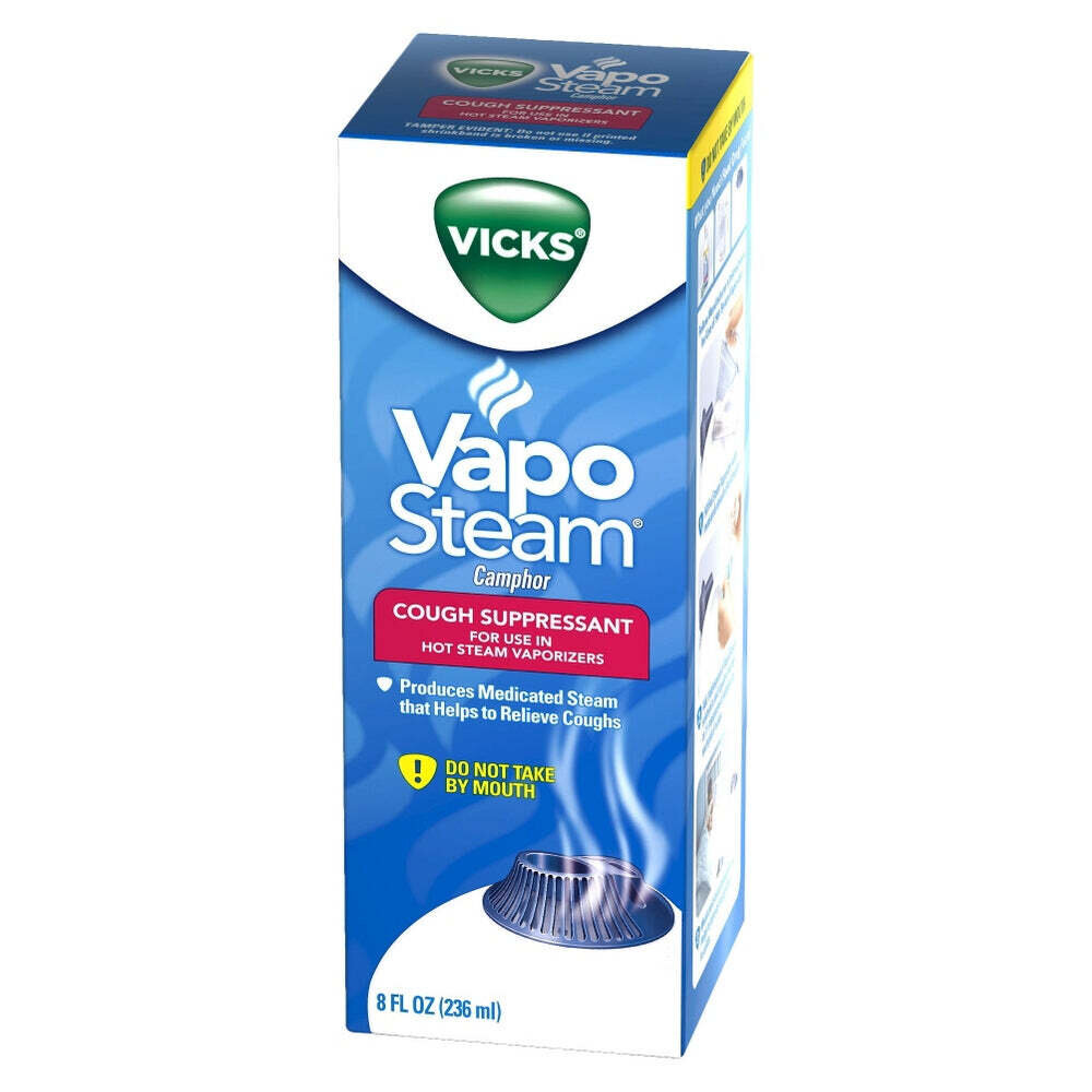 Vicks VapoSteam Cough Suppressant For Hot Steam Vaporizers