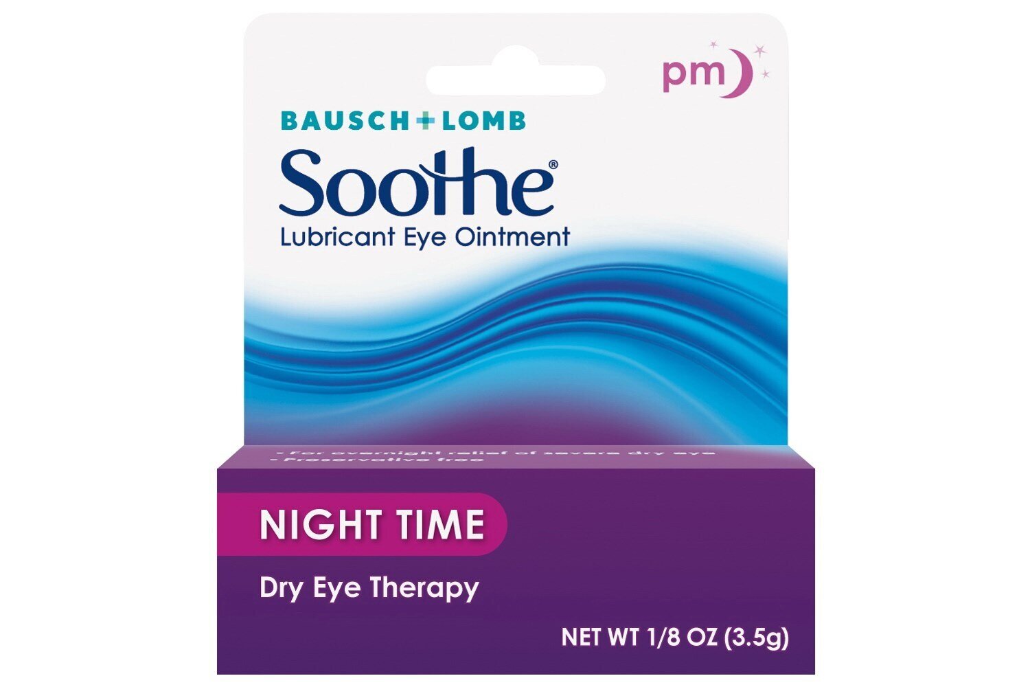 Soothe Nighttime Preservative Free Lubricant Dry Eye Ointment