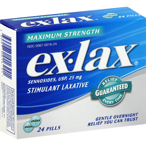 Ex•Lax Maximum Strength Stimulant Laxative Tablets 24 ct