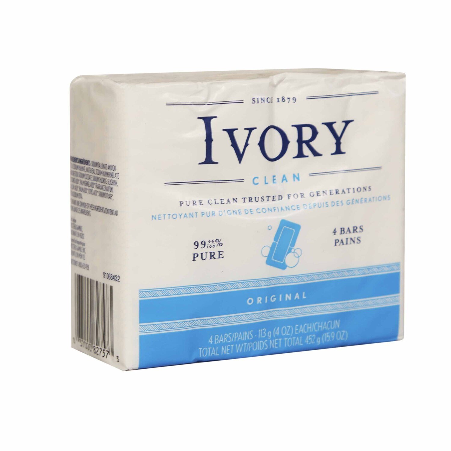 Ivory Gentle Bar Soap - Original Scent 4 Pack