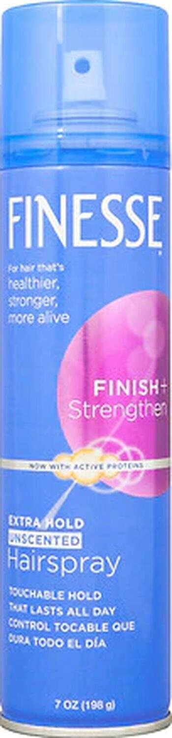 Finesse Finish + Strengthen Extra Hold Unscented Hairspray