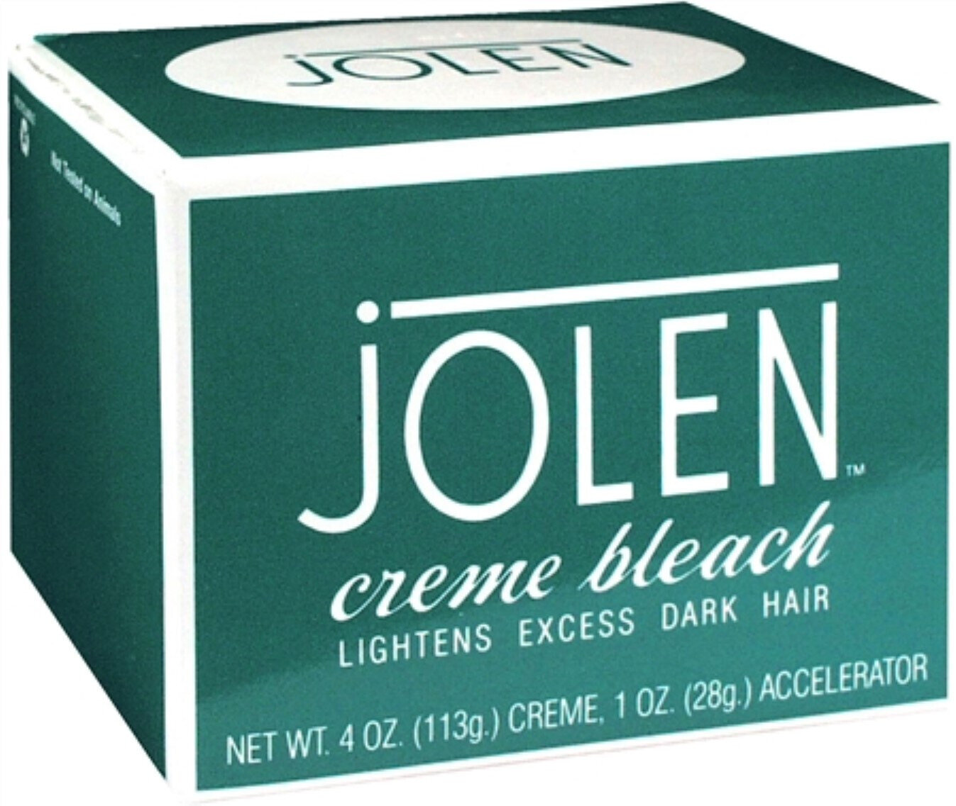 Jolen Creme Bleach Dark Hair Lightener Original Formula 4oz