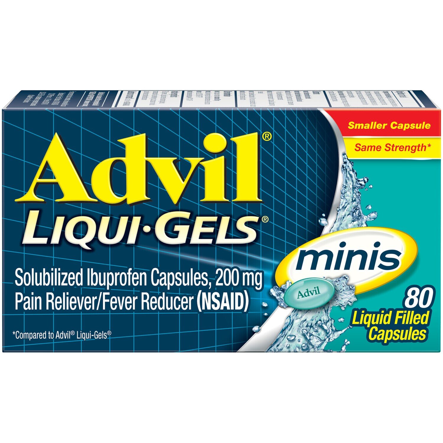 Advil Liqui Gels Minis Capsules 80 ct