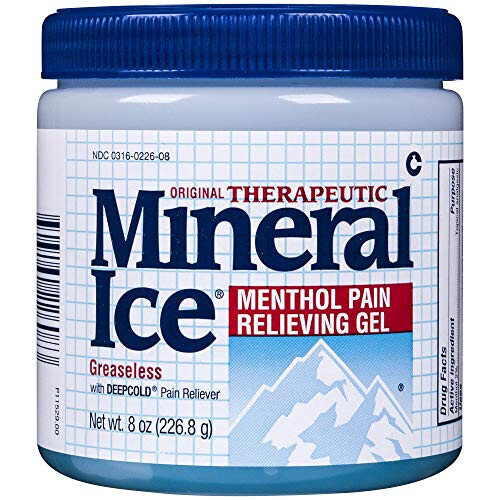 Mineral Ice Greaseless Menthol Pain Relieving Gel