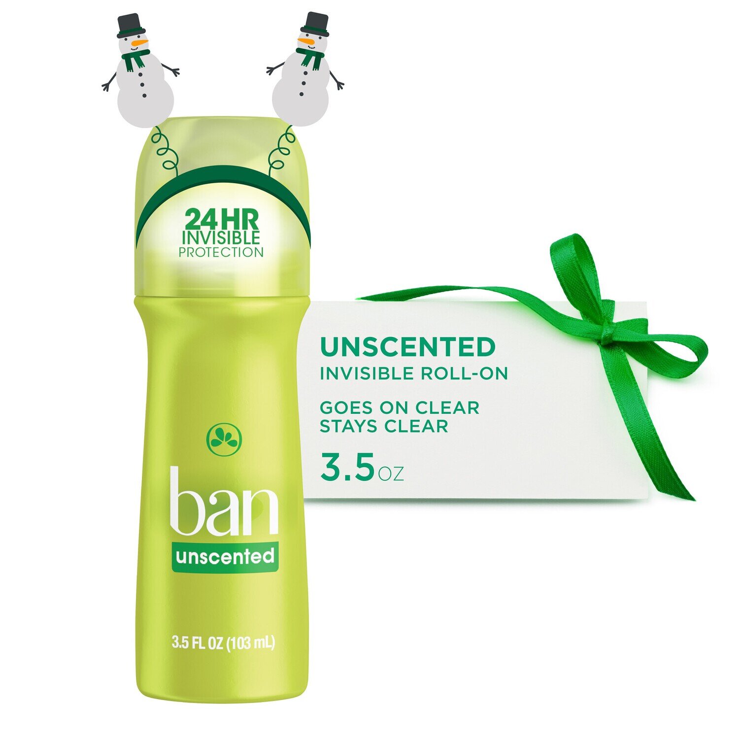 Ban Unscented Invisible Roll-On