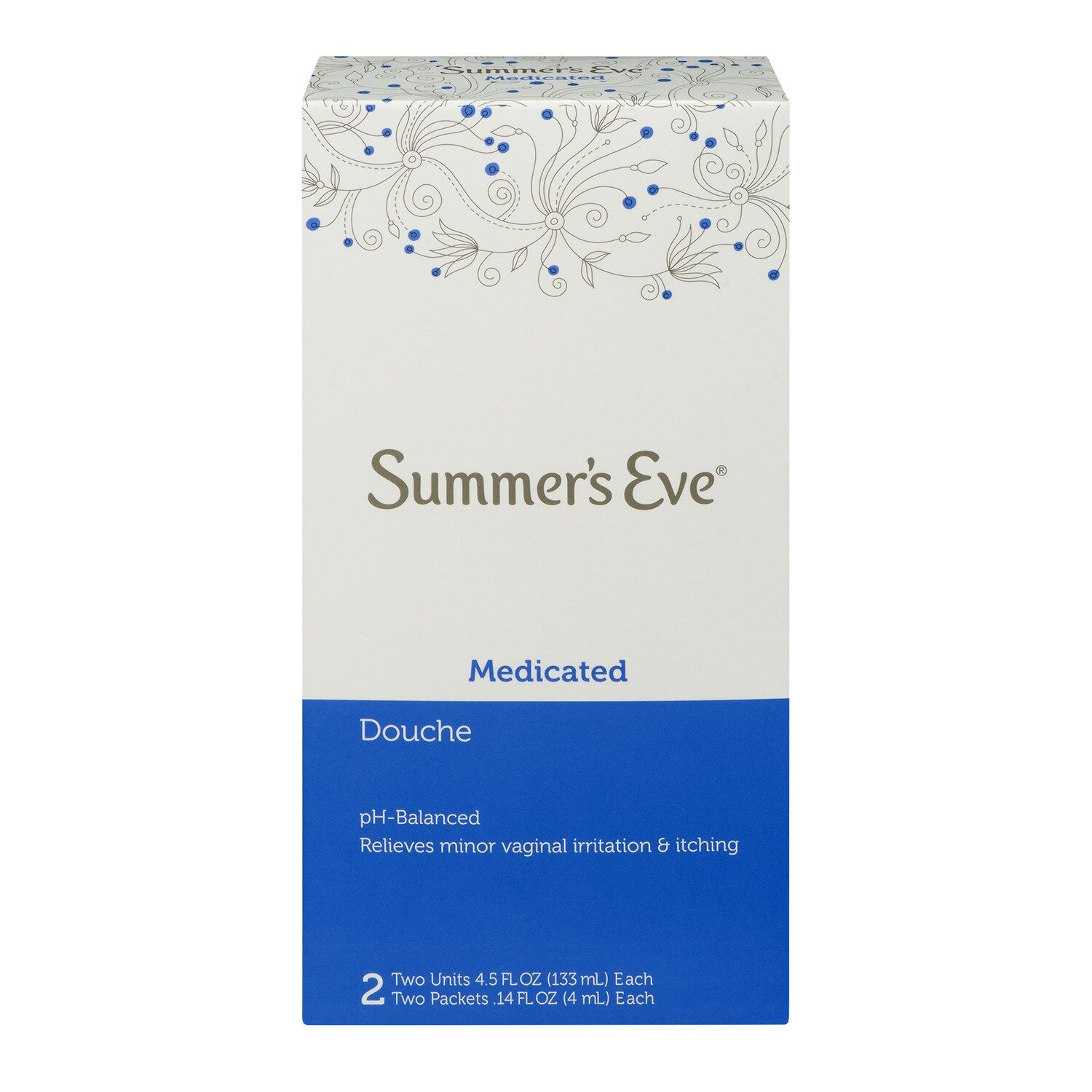 Summer's Eve Medicated Douche pH-Balanced Two Units and Two Packets