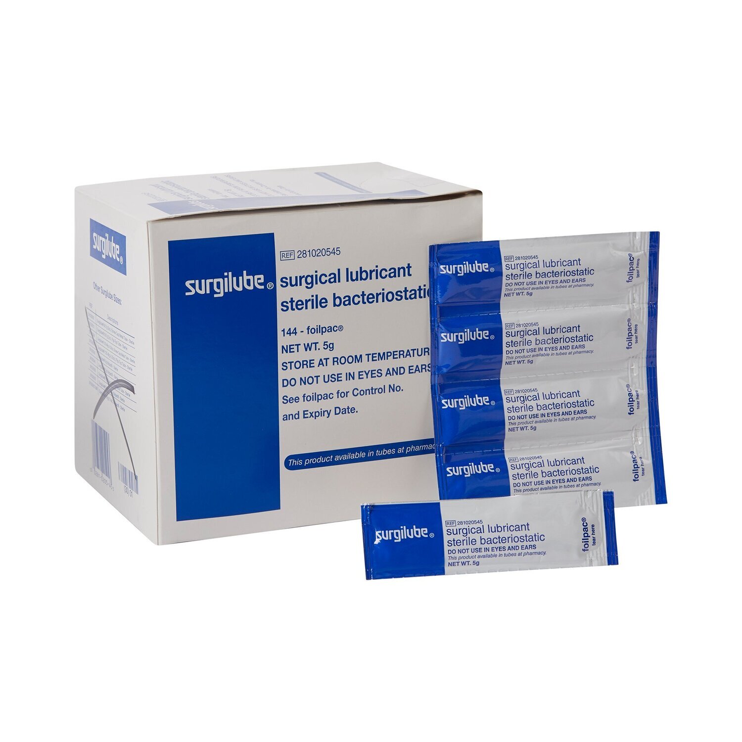 Surgilube Surgical Lubricant Sterile Bacteriostatic 0.5 g