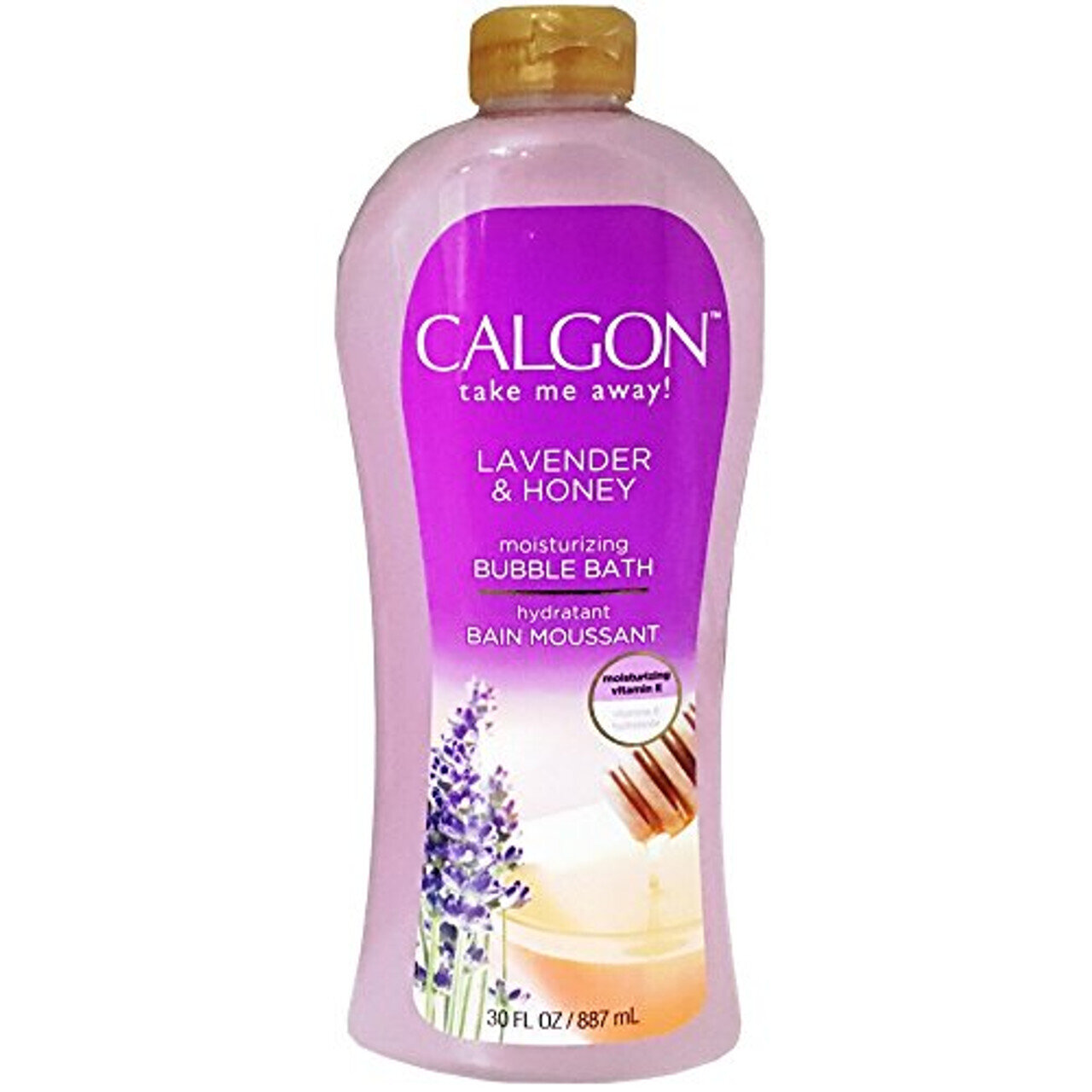 Calgon Moisturizing Liquid Bubble Bath - Lavendar And Honey 30oz