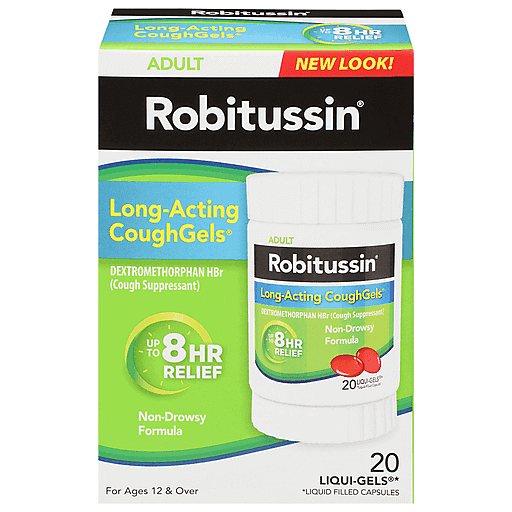 Robitussin Long-Acting CoughGels 20 ct