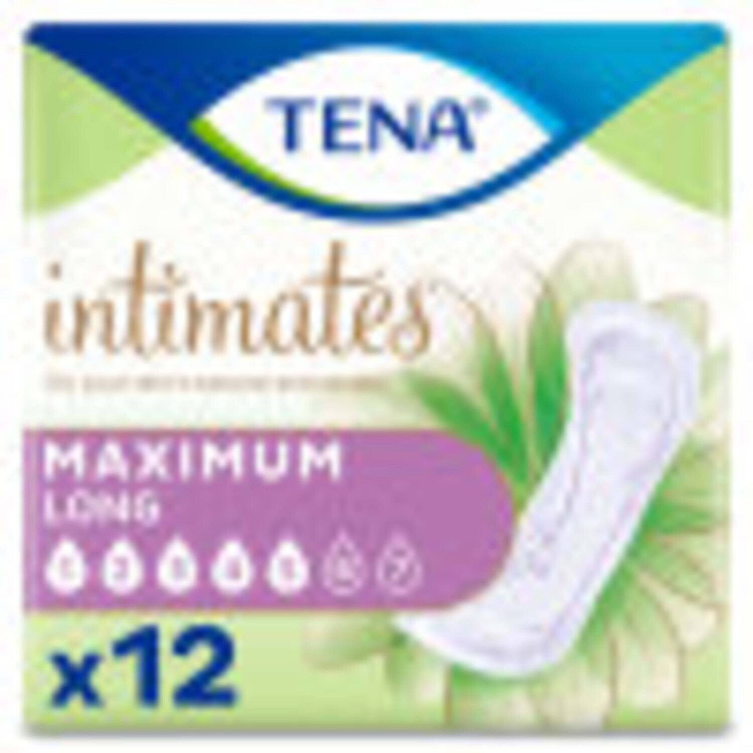 Tena Sensitive Care Extra Coverage Maximum #5 Pads 12 ct