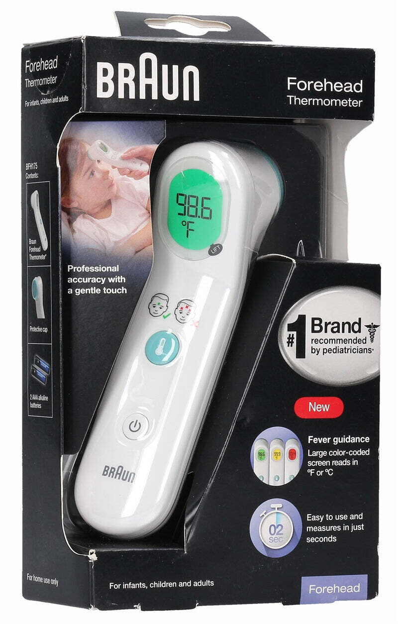 Braun Forehead Thermometer Batteries Included