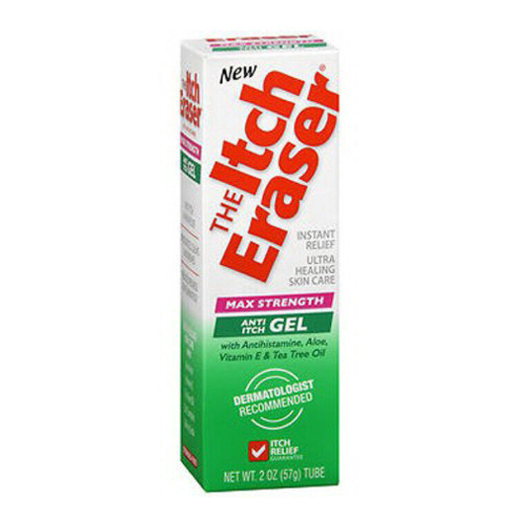 The Itch Eraser Max Strength Anti Itch Gel with Antihistamine 2 fl oz