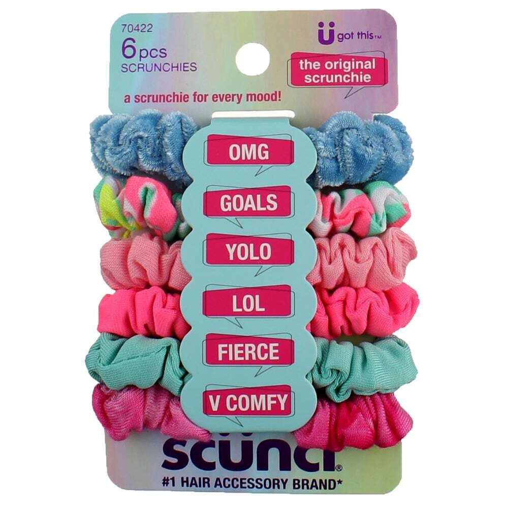 Scünci The Original Scrunchie Every Mood 6ct
