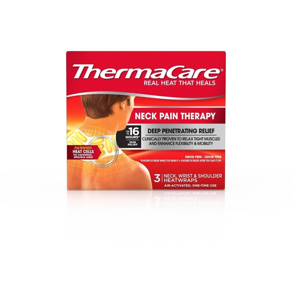 ThermaCare Neck, Wrist, and Shoulder Heatwraps 3 pack