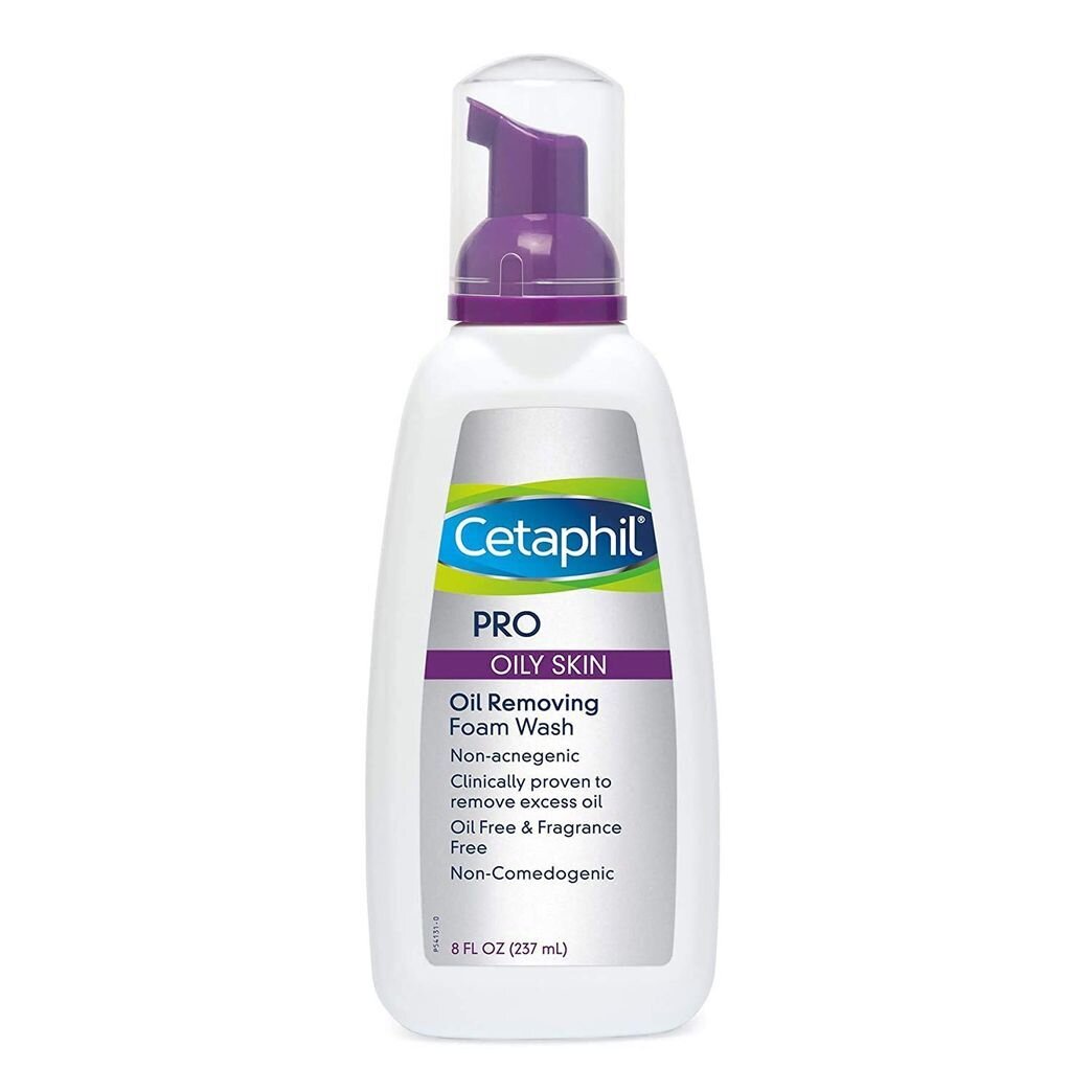 Cetaphil Derma Control Oil Removing Foam Wash for Oily, Sensitive Skin 8 fl oz