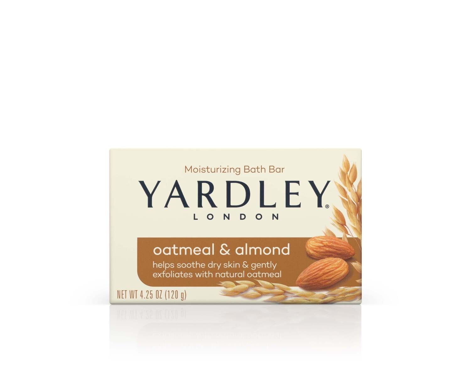 Yardley London Oatmeal and Almond Moisturizing Bath Bar 4 oz