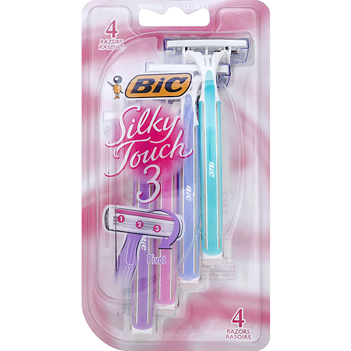 Bic Silky Touch 3 Disposable Razors 4 pack