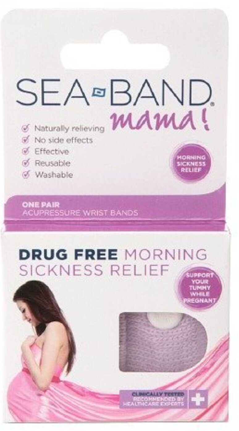 Sea-Band Mama Nausea Relief Acupressure Wristbands 2 ct