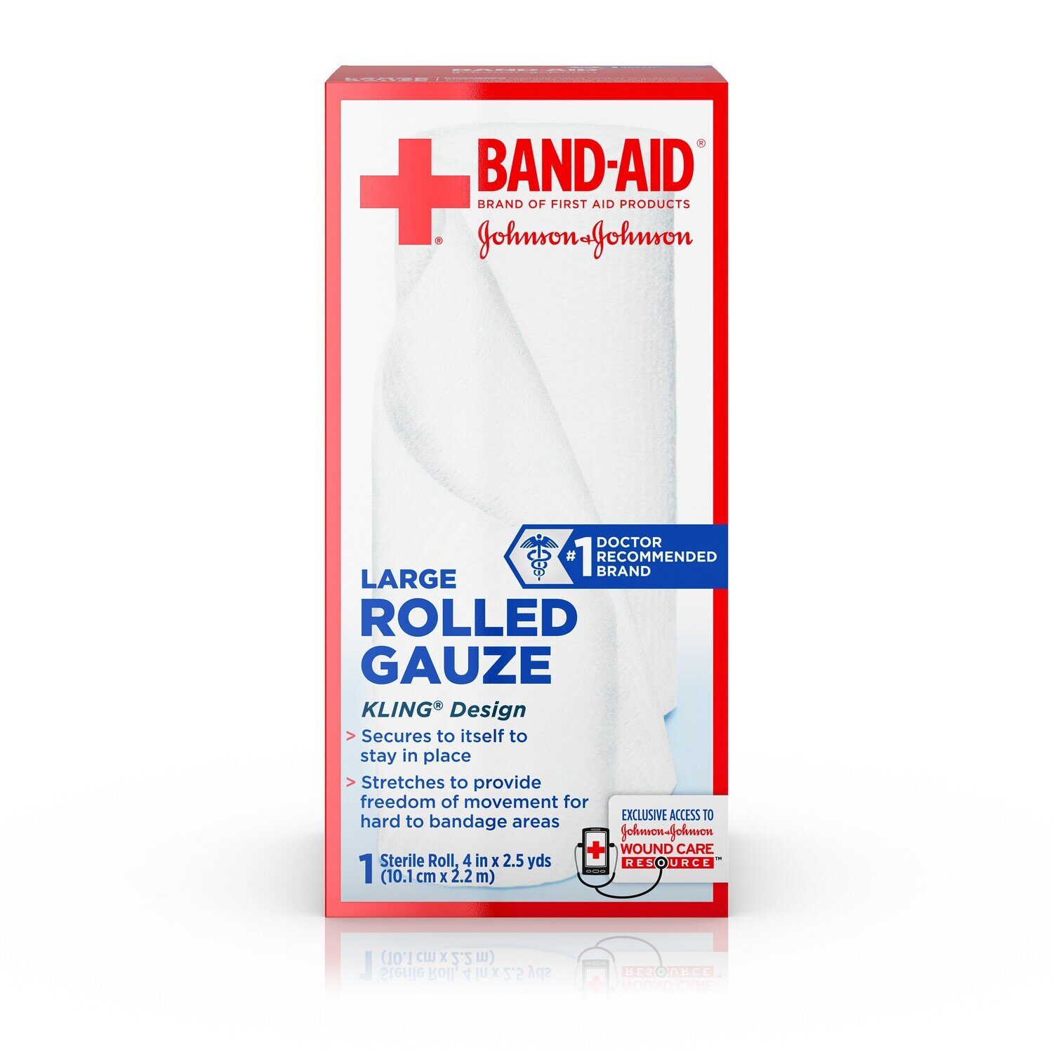 Flexible Rolled Gauze Bandage Roll for First Aid