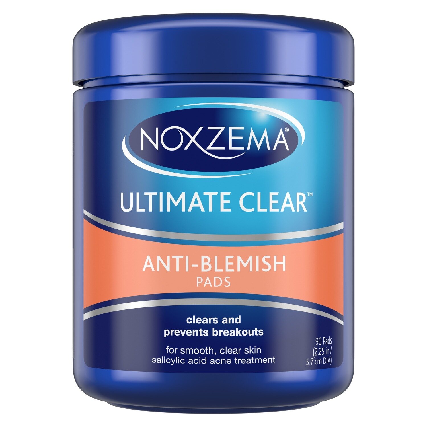 Noxzema Anti-Blemish Pads Ultimate Clear with Eucalyptus Extract 90 ct