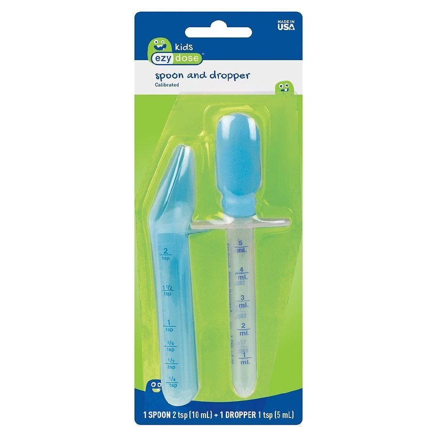 Ezy Dose Kids Spoon And Dropper - 10mL Spoon + 5mL Dropper