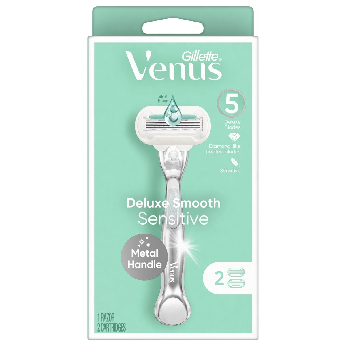 Gillette Venus Deluxe Smooth Sensitive Razor/Cartridges