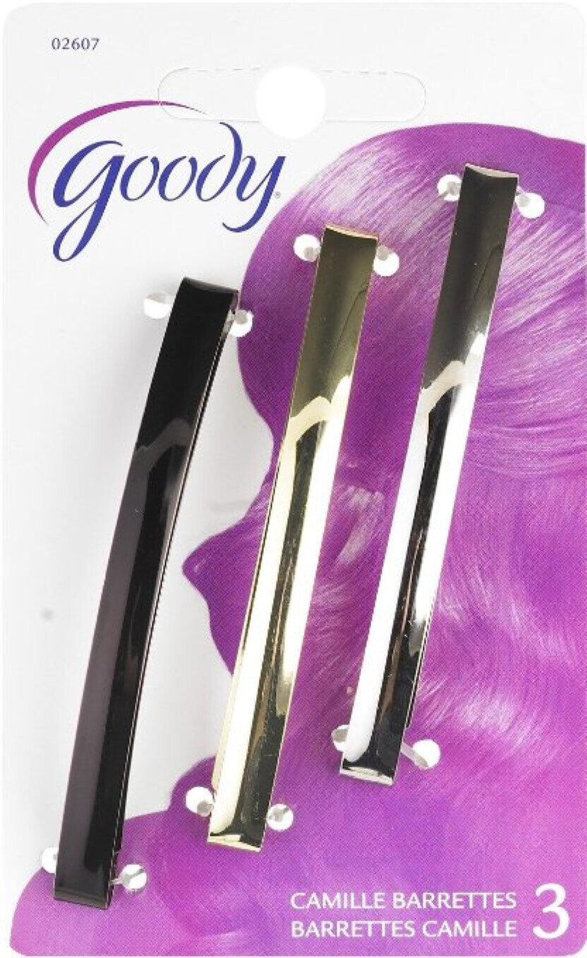 Goody Stay Tight Multicolored Barrettes 3 Pack