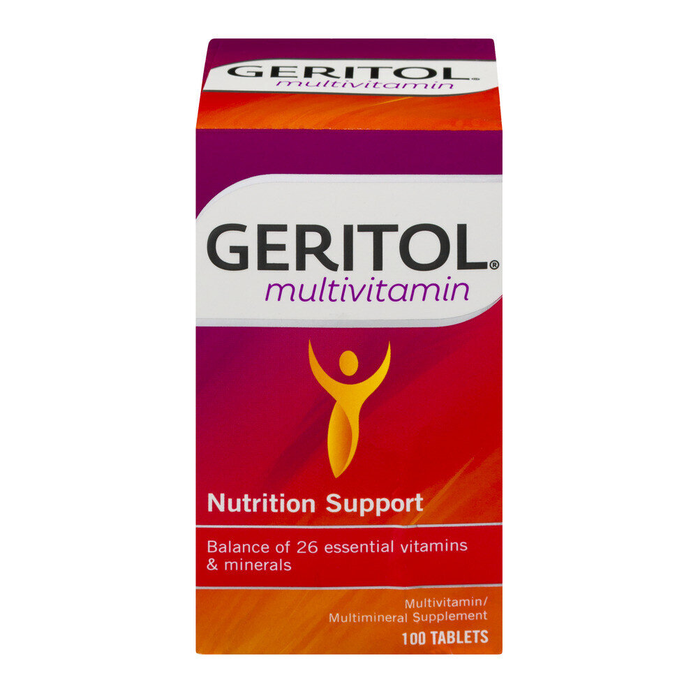 Geritol Nutrition Support Multivitamin Tablets 100ct