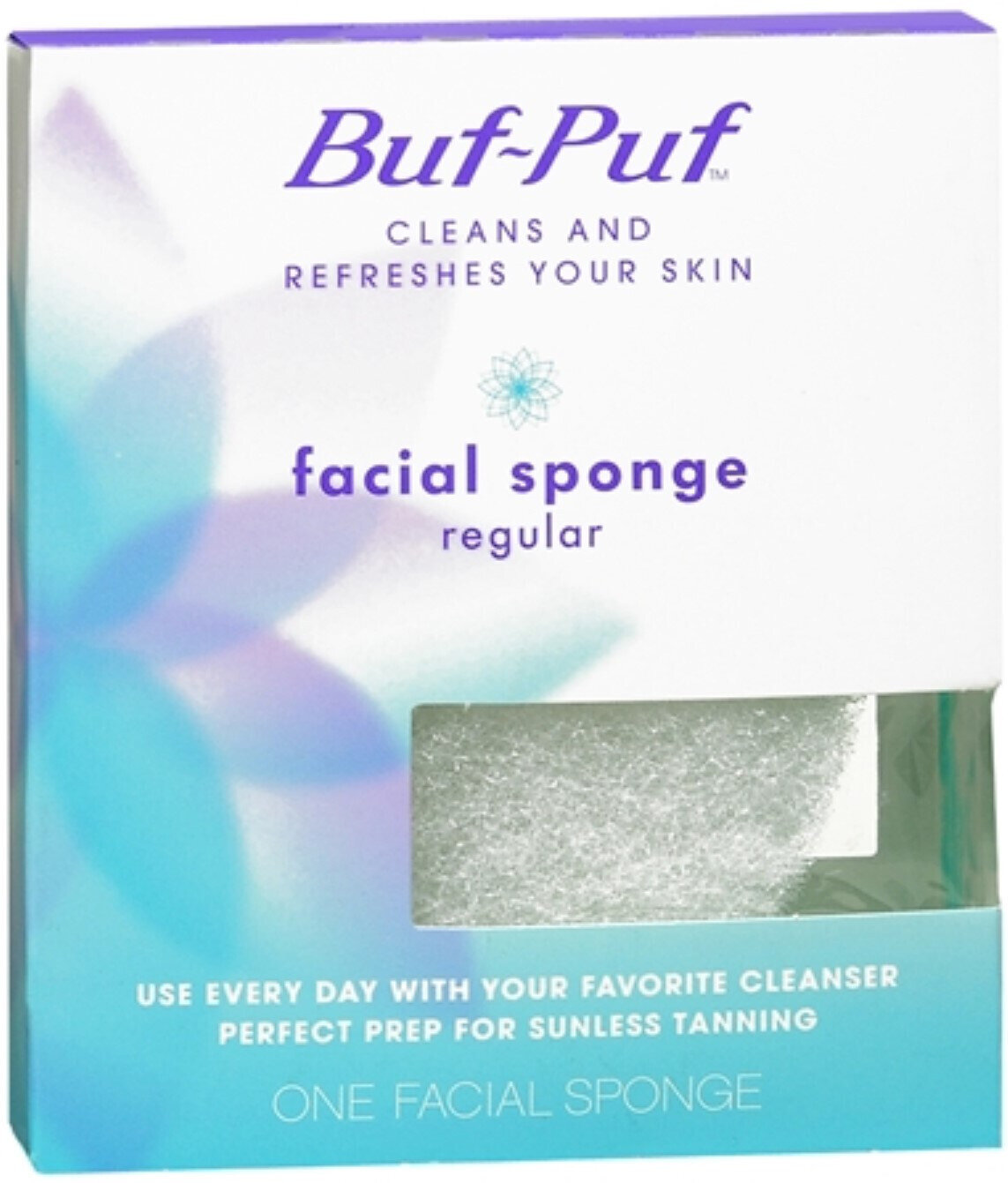 Buf-Puf Facial Sponge Regular 1 ct