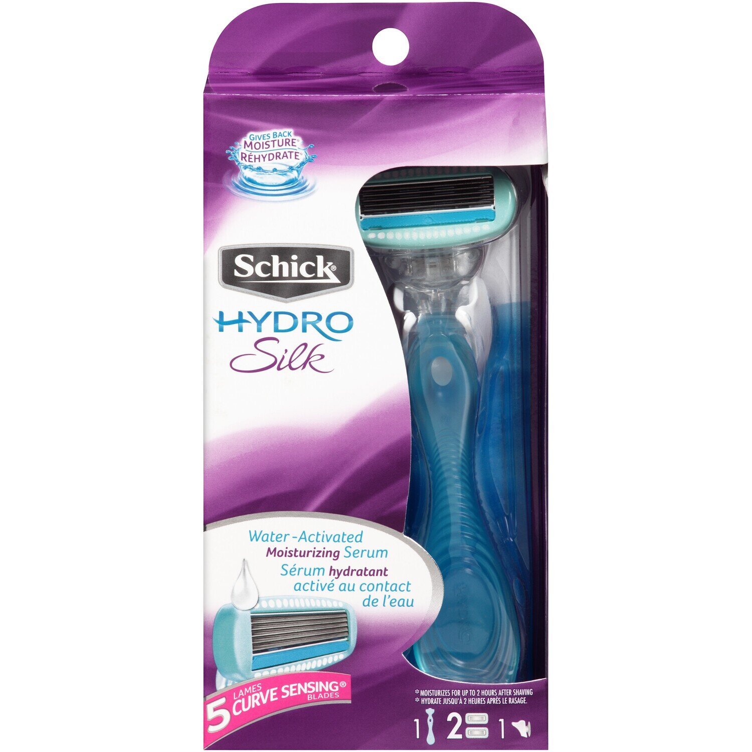 Schick Hydro Silk Moisture Care Razor/Cartridges