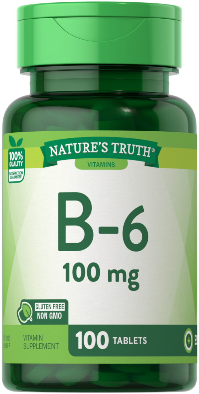Nature's Truth Vitamin B-6 100mg Tablets