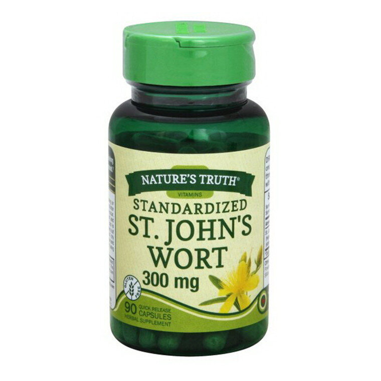 St. John's Wort 600mg Standardized Quick Release Capsules 90ct
