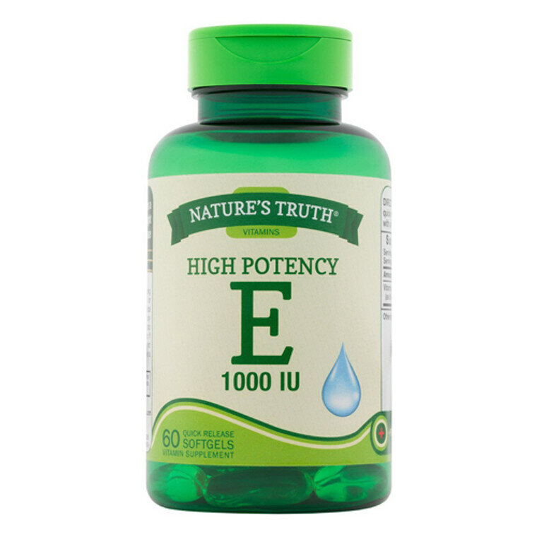 Nature's Truth Vitamin E 459mg High Potency Quick Release Softgels 60ct