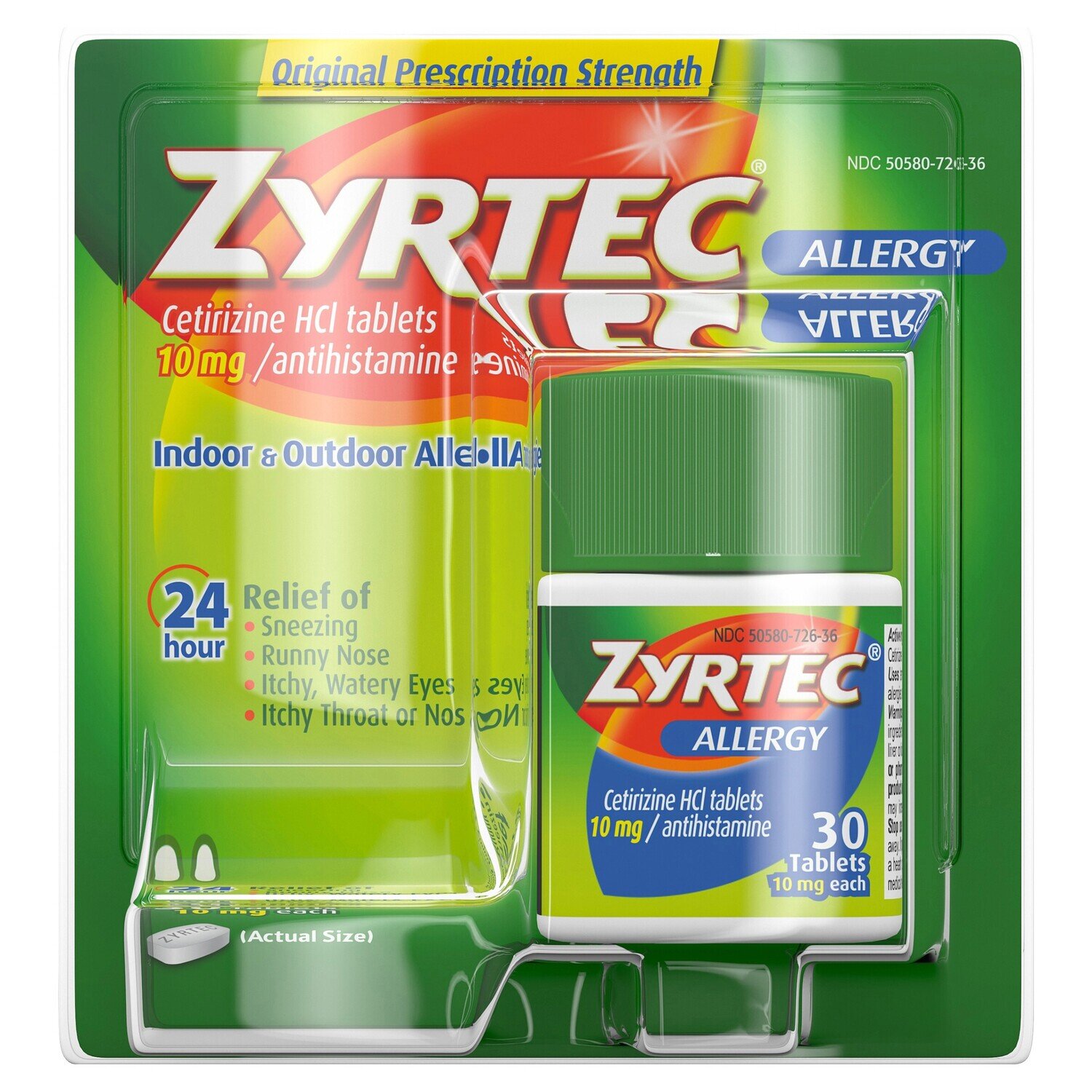 Zyrtec Allergy Tablets 30 ct