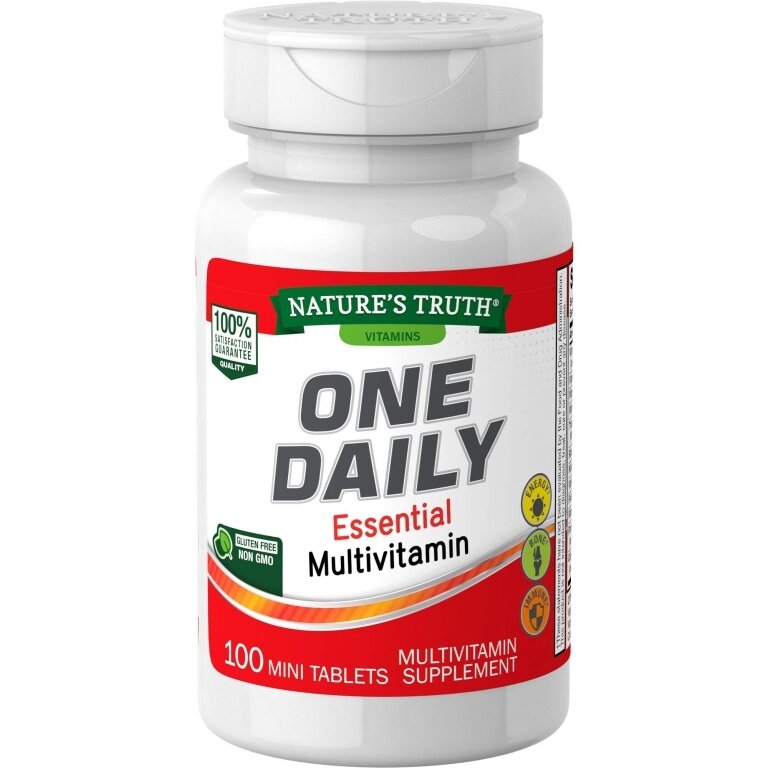 Nature's Truth One Daily Essential Multivitamin Mini Tablets 100ct