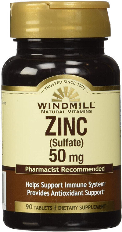 Zinc Sulfate 50mg Tablets 90ct