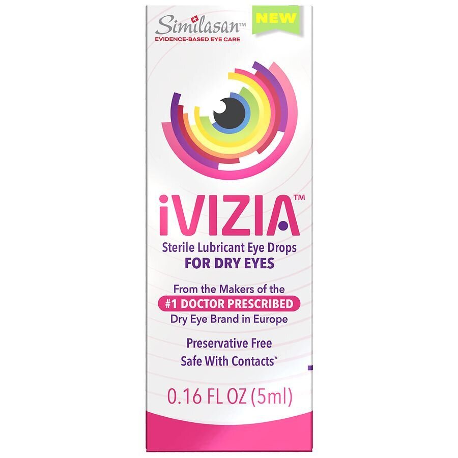 iVizia Sterile Lubricant Eye Drops for Dry Eyes