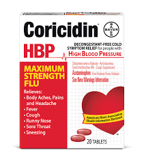 Coricidin HBP Maximum Strength Flu Tablets 20CT