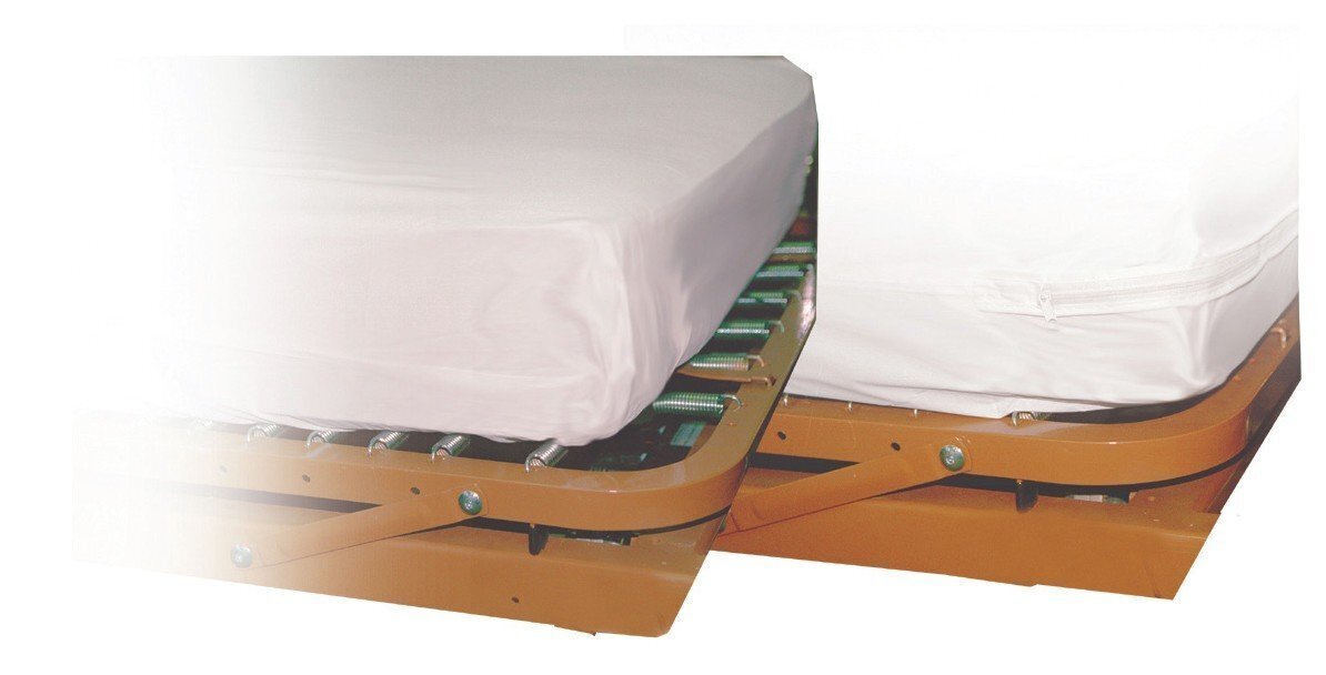 Drive Medical 15010 White Contoured 80" x 36" Vinyl Mattress Cover