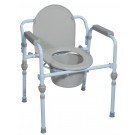 Drive Medical Folding Steel Commode